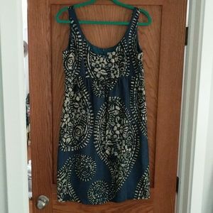 Michael Kors size 10 100% silk dress blue dress